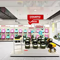 COSATTO Kids Store with Child Seats Strollers and Colorful Play Area in Bright Interior