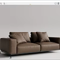 Modern Combination Sofa Multiplayer Sofa 3d model