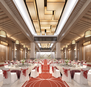 Ballroom 3d model