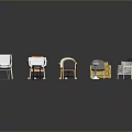 Diverse Modern Furniture Collection Featuring Chairs Stools Sofa And Accent Tables