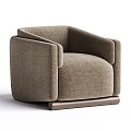 Modern Single Sofa Casual Chair Single Chair Chair Armchair 3d model