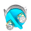 Stainless Steel Metal Push Button Switch For Electronic Appliances With Blue Base And Terminals