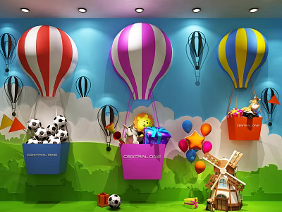 Modern Window Sport Window 3d model Modern Window Sport Window 3d model