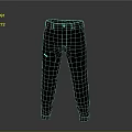 Stylish Black Casual Pants With Multiple Pockets And Adjustable Waistband For Daily Use