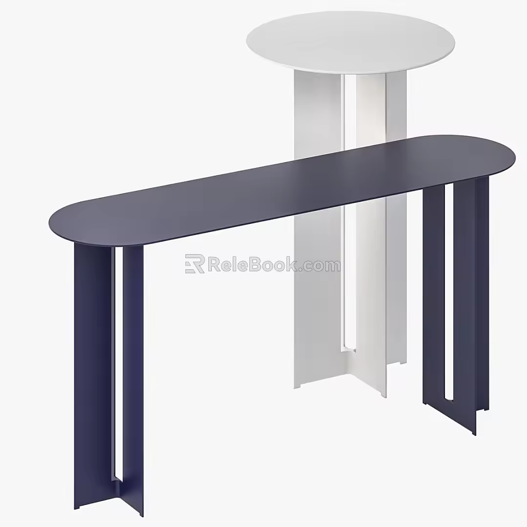Modern Other Console mers New format Coffee Table Metal 3d model