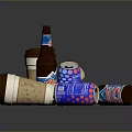 Daily Use Beverage Containers With Multiple Bottles And Cans In Various Designs And Colors