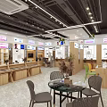 Eyewear Specialty Store With Glass Window Showcases Bright Lighting And Interior Eyeglasses Displays