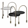 Italian Side Table Round Side Table Modern Side Table Combination Corner Table Combination Small Coffee Table Rotating Side Table Metal Side Table Sofa Side Table Minimalist Corner Table 3d model