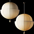 Modern Wooden Spherical Chandelier With Minimalist Design For Interior Decoration