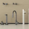 Various Modern Water Faucets With Different Designs For Bathroom And Kitchen