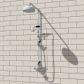 Modern Shower Shower 3d model