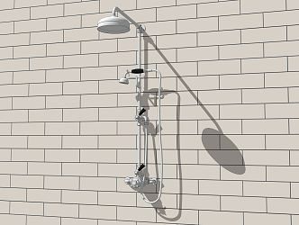 Modern Shower 3d model