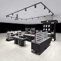 Modern ROCCA Brand Store Interior With Display Shelves Track Lighting And Product Counters