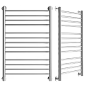 Bathroom Accessories Modern Minimalist Stainless Steel Double Towel Racks Wall Mounted Design