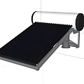Industrial Equipment Solar Water Heater With Vacuum Tubes Solar Collector And Storage Tank