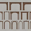 Wooden Door Arches With Various Decorative Designs And Architectural Styles