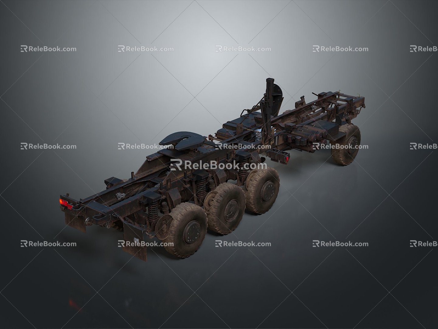 Frame Truck Shell Truck Rack Car Rack Old Car Rack Old Truck Rack 3d model