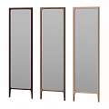 Modern Elegant Full-Length Mirrors with Three Colors and Metal Frame