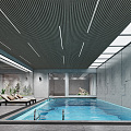 Modern Swimming Pool 3d model