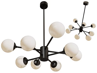 Modern Chandelier Art Chandelier Spherical Chandelier 3d model