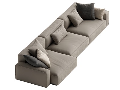 Modern Multiplayer Sofa 3d model