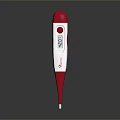 Red And White Beurer Digital Thermometer For Accurate Household Temperature Measurement