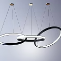 Modern chandelier 3d model