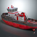 INDUSTRIAL LOFT SHIP Vessel Ship Navigation Ship Water Transport 3d model