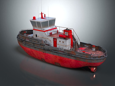 INDUSTRIAL LOFT SHIP Vessel Ship Navigation Ship Water Transport 3d model