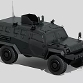Conmando wheeled armored vehicle automobile vehicle bulletproof automobile armored vehicle military vehicle 3d model