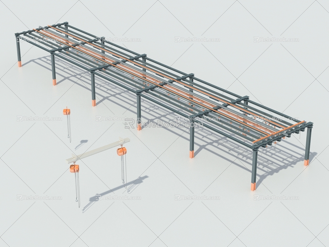 Crane transmission 3d model