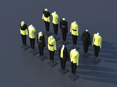 Modern Clothing Model 3d model