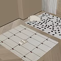 square carpet 3d model