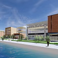 Modern Commercial Building Commercial Complex 3d model