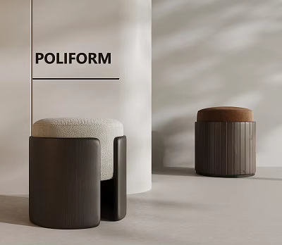 01 Stool Modern Stool Sofa Stool 3d model