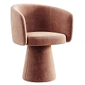 Beige Accent Chair With Armrest Tapered Base And Multiple Color Options