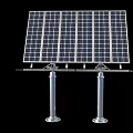 Industrial Solar Panel Equipment With Metal Mounting Structure And Stable Supports