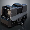 Tactical Red Dot Sight With Display Window And Adjustment Knobs