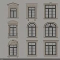 Various Stylish Casement Windows Featuring Black Frames And Arched Designs