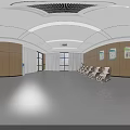 Modern Waiting Area Waiting Hall 3d model