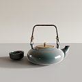 Tea Set Tea Ceremony Teapot Tea Cup Tea Bowl 3d model