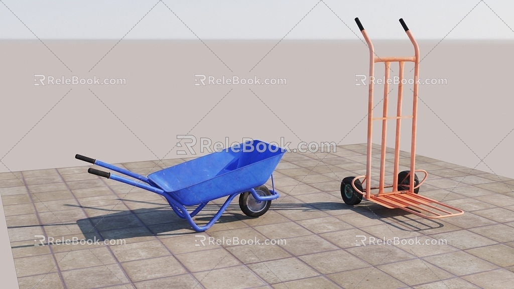 Trolley Cart 3d model