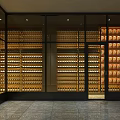 Modern Wine Cellar Stainless Steel Red Wine Cellar Cold Storage Room Constant Temperature Room Constant Temperature Cabinet Display Cabinet Cold Storage Cabinet Red Wine Cellar 3d model