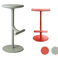 Modern bar stool 3d model