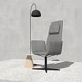 Modern Sofa Chair Simple Single Sofa 3d model