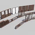 Wooden Hinged Doors With Various Designs For Home Interior And Exterior