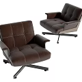 Minotti single sofa 3d model
