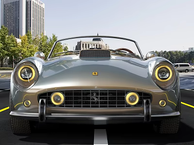 sports car Car Ferrari Car Transport Famous Car 3d model