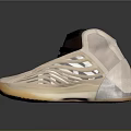 High Top Transparent White Shoes With Black Laces Streamlined Design And Clear Sole