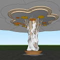 Component Column Modern Special-Shaped Column Modeling Column Decorative Column 3d model